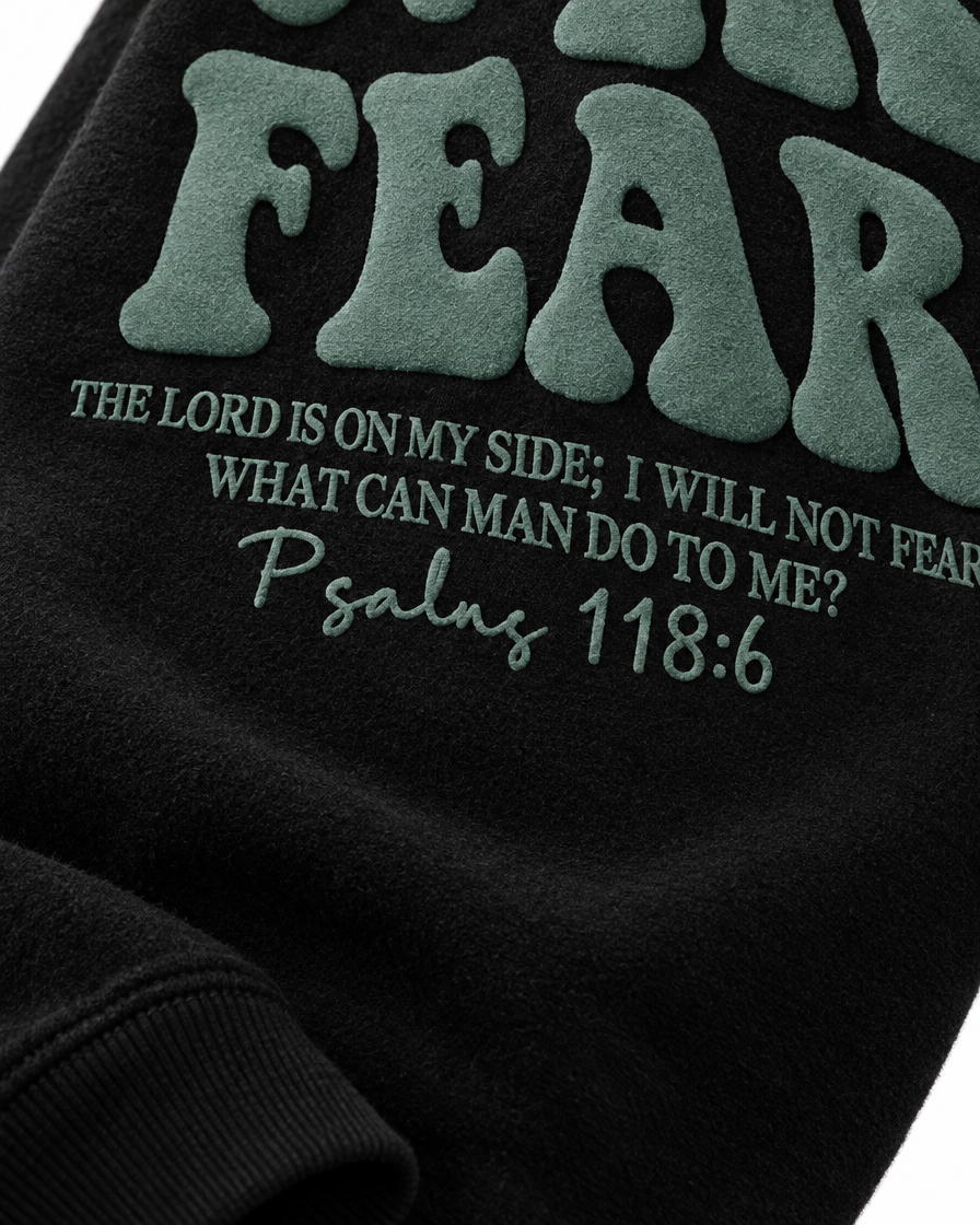 FAITH OVER FEAR GRAPHIC HOODIE