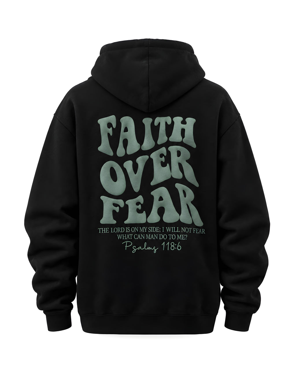 FAITH OVER FEAR GRAPHIC HOODIE