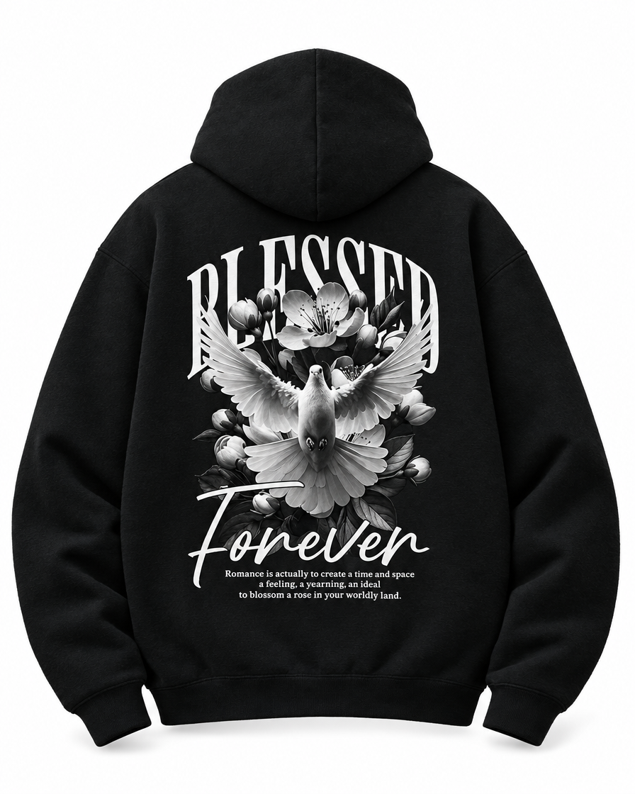 BLESSED FOREVER GRAPHIC HOODIE
