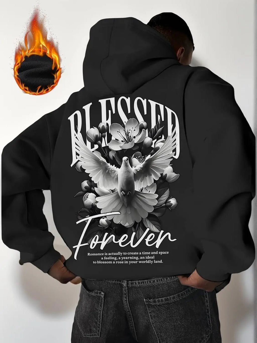 BLESSED FOREVER GRAPHIC HOODIE