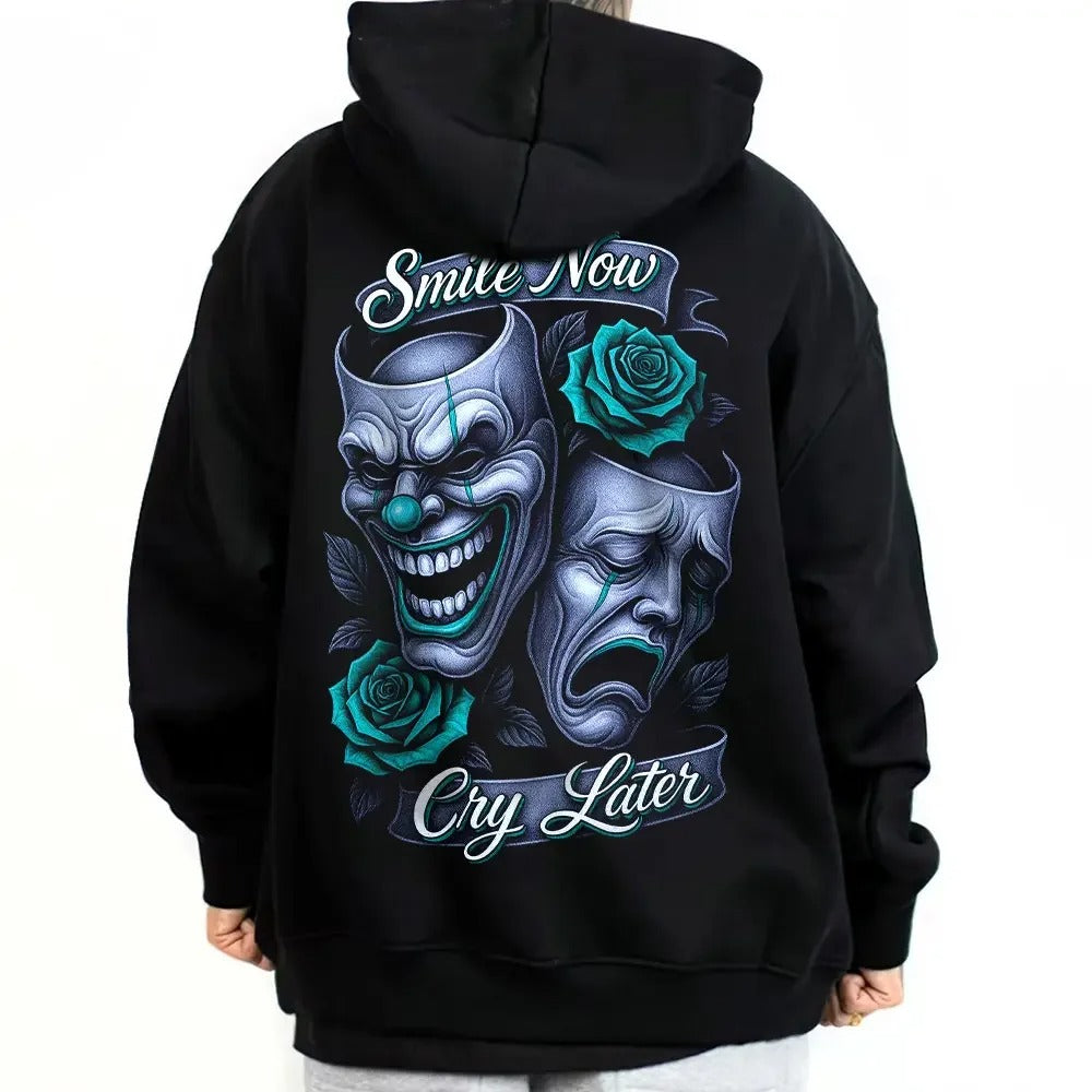 SMILE NOW CRY LATER GRAPHIC SWEATSHIRT